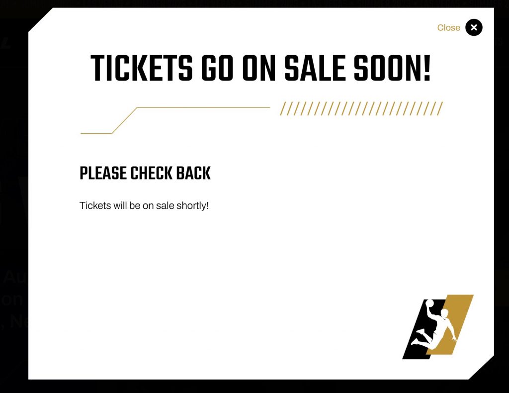 when do slamball Las Vegas tickets go on sale?
